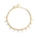 Kidult | bracciale in acciaio 304 pvd giallo glass | style 101 | 831321