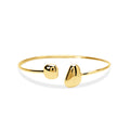 Kidult | bracciale in acciaio 316l pvd giallo | style 77 | 831323