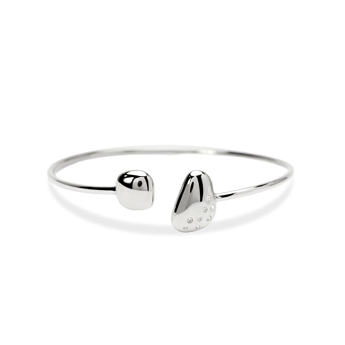 Kidult | bracciale in acciaio 316l cristalli | style 77 | 831324