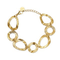 Kidult | bracciale in acciaio 316l pvd giallo | style 89 | 831328