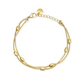 Kidult | bracciale in acciaio 316l pvd giallo | style 85 | 831330