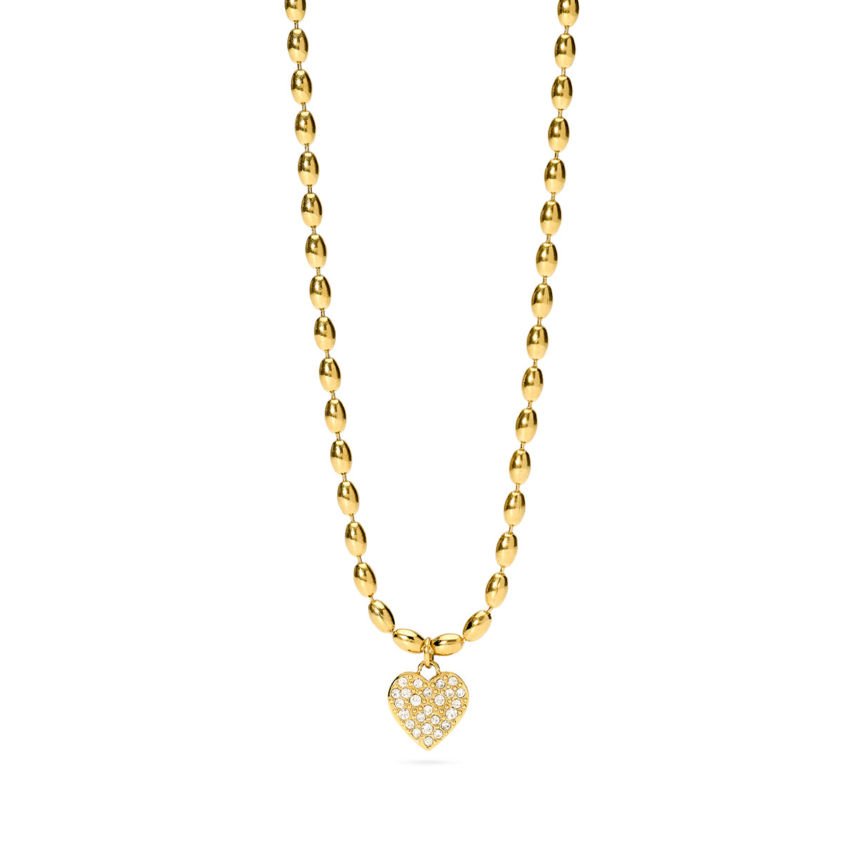 Kidult | girocollo in acciaio 316l pvd giallo cristalli | style 98 | 851166