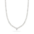 Kidult | girocollo in acciaio 316l cristalli zirconi | style 102 | 851170
