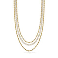 Kidult | girocollo in acciaio 316l pvd giallo cristalli | style 08 | 851172