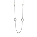 Kidult | collana in acciaio 316l perle conchiglia | style 92 | 851175