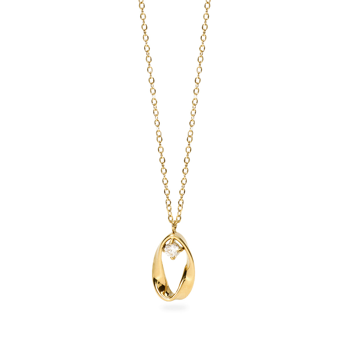 Kidult | girocollo in acciaio 316l pvd giallo zirconi | style 86 | 851176