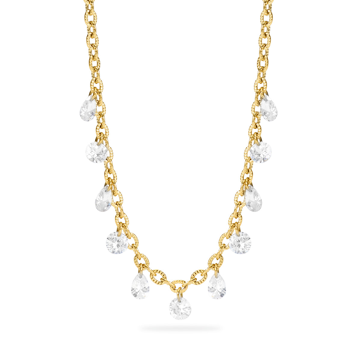 Kidult | girocollo in acciaio 304 pvd giallo glass | style 101 | 851178