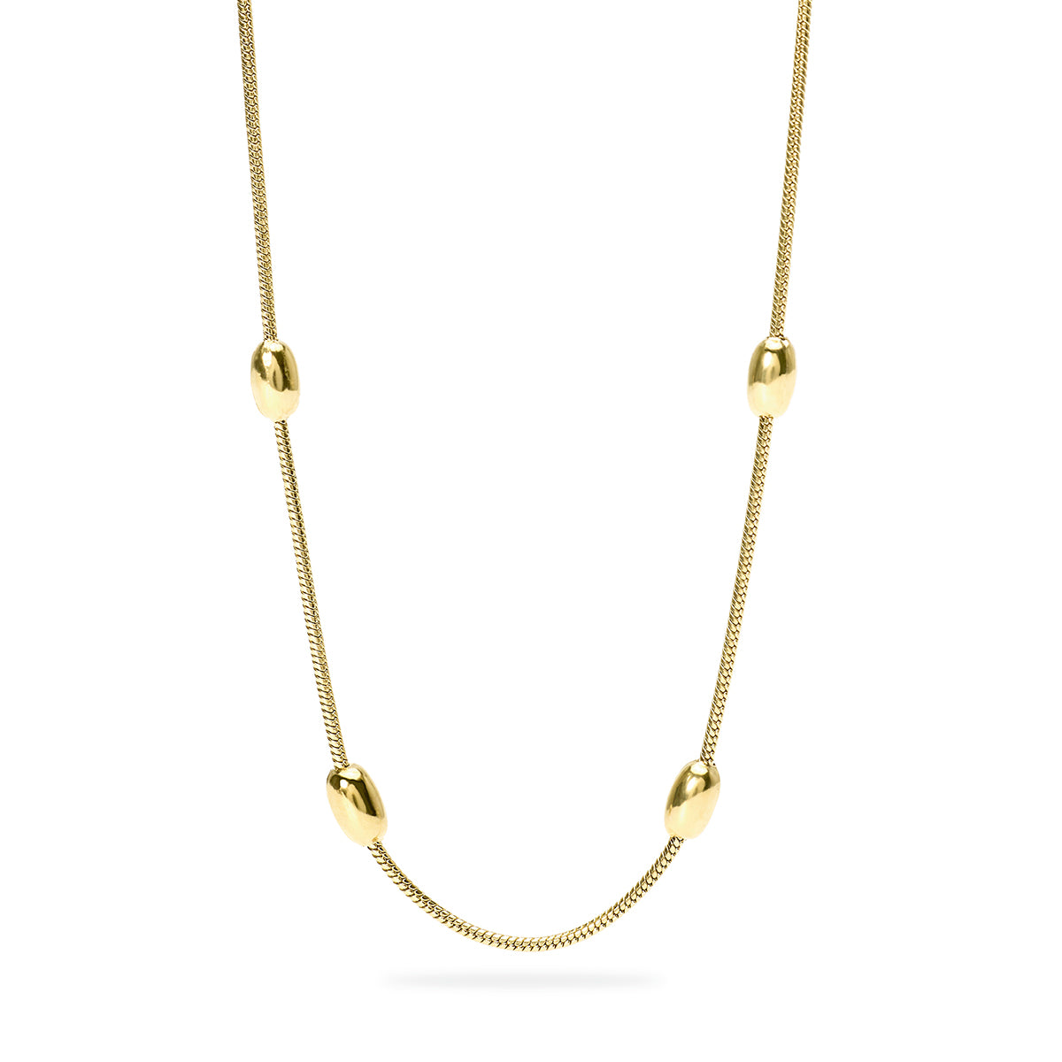 Kidult | collana in acciaio 316l pvd giallo | style 85 | 851194