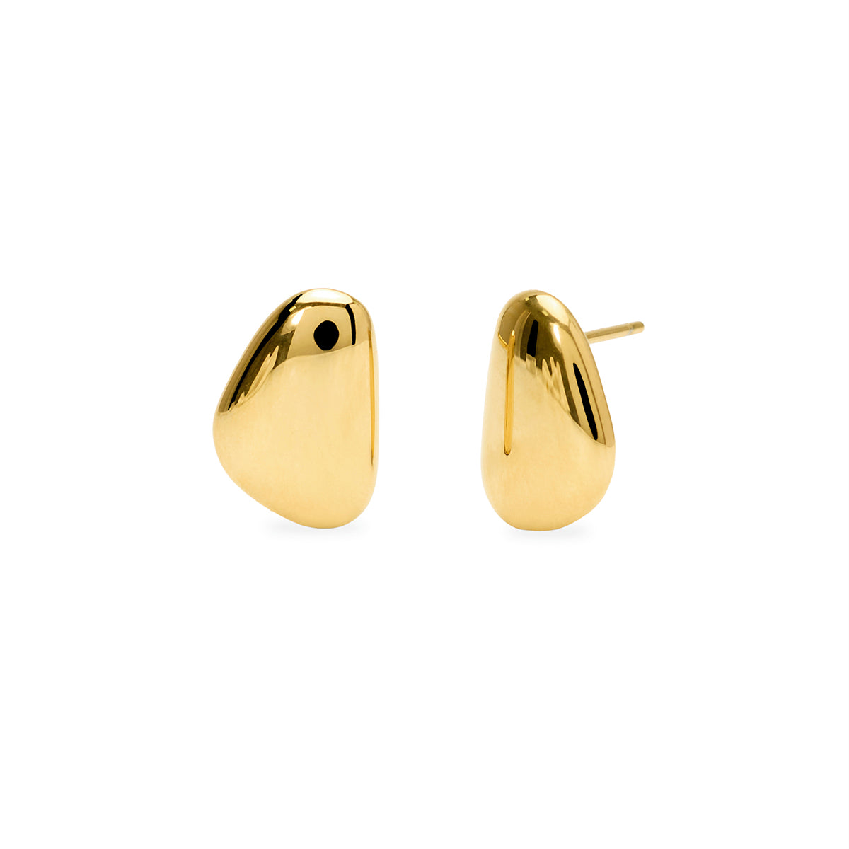 Kidult | orecchini in acciaio 316l pvd giallo | style 77 | 861160