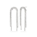 Kidult | orecchini in acciaio 316l cristalli | style 10 | 861163