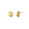 Kidult | orecchini in acciaio 316l pvd giallo | style 46 | 861164