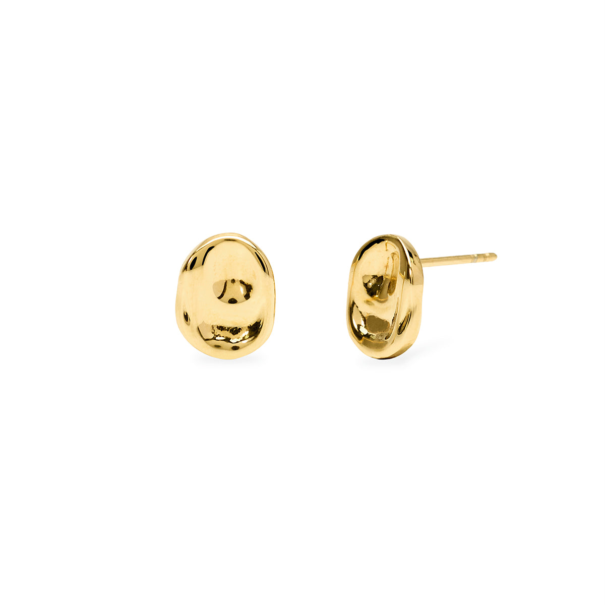 Kidult | orecchini in acciaio 316l pvd giallo | style 46 | 861164