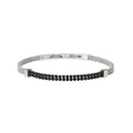 Kidult | bracciale in acciaio 316l cristalli | style 15 | 831264