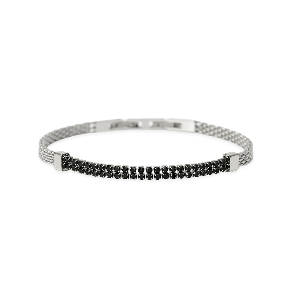 Kidult | bracciale in acciaio 316l cristalli | style 15 | 831264