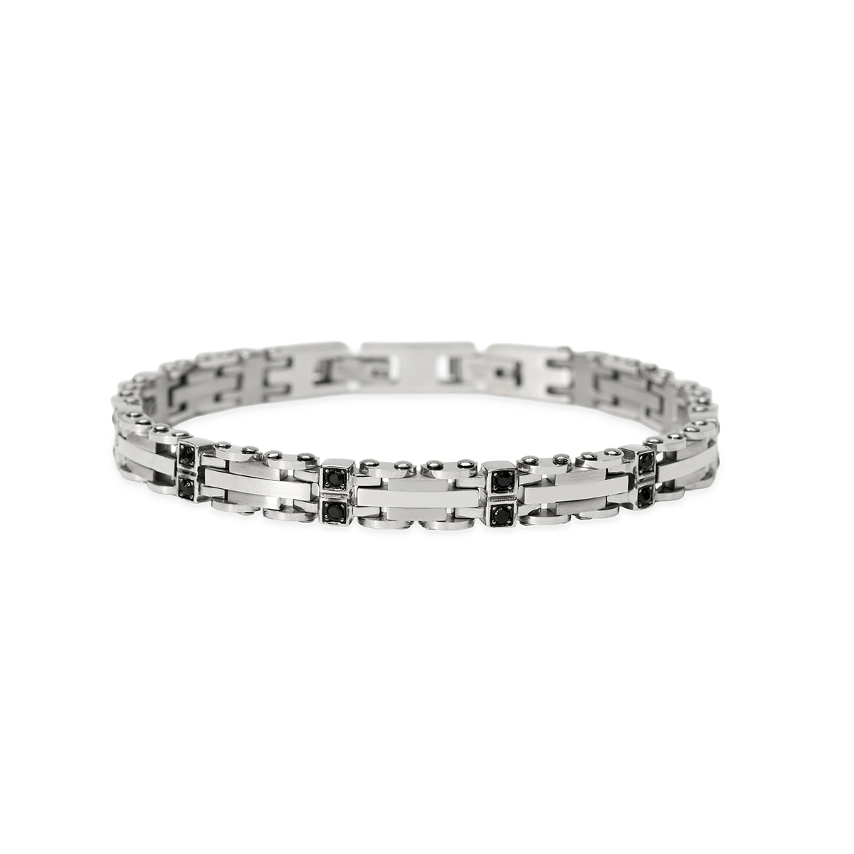 Kidult | bracciale in acciaio 316l cristalli | style 67 | 831265