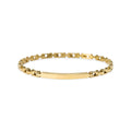 Kidult | bracciale in acciaio 316l yg pvd | style 21 | 831282