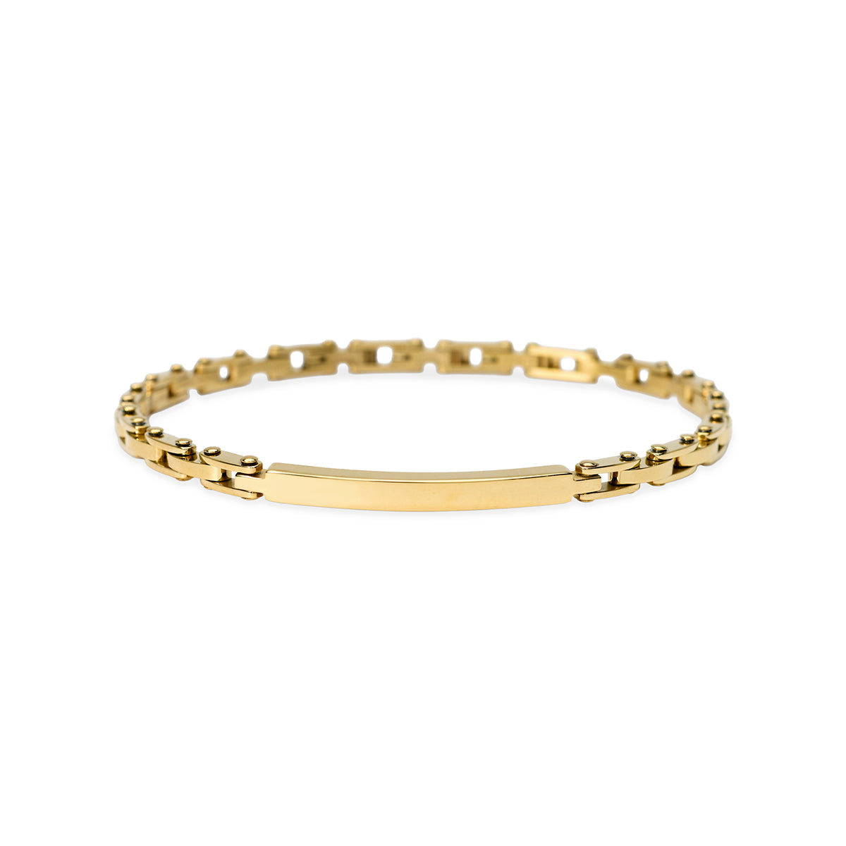 Kidult | bracciale in acciaio 316l yg pvd | style 21 | 831282