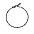 Kidult | bracciale in acciaio 316l pvd nero | style 60 | 831299