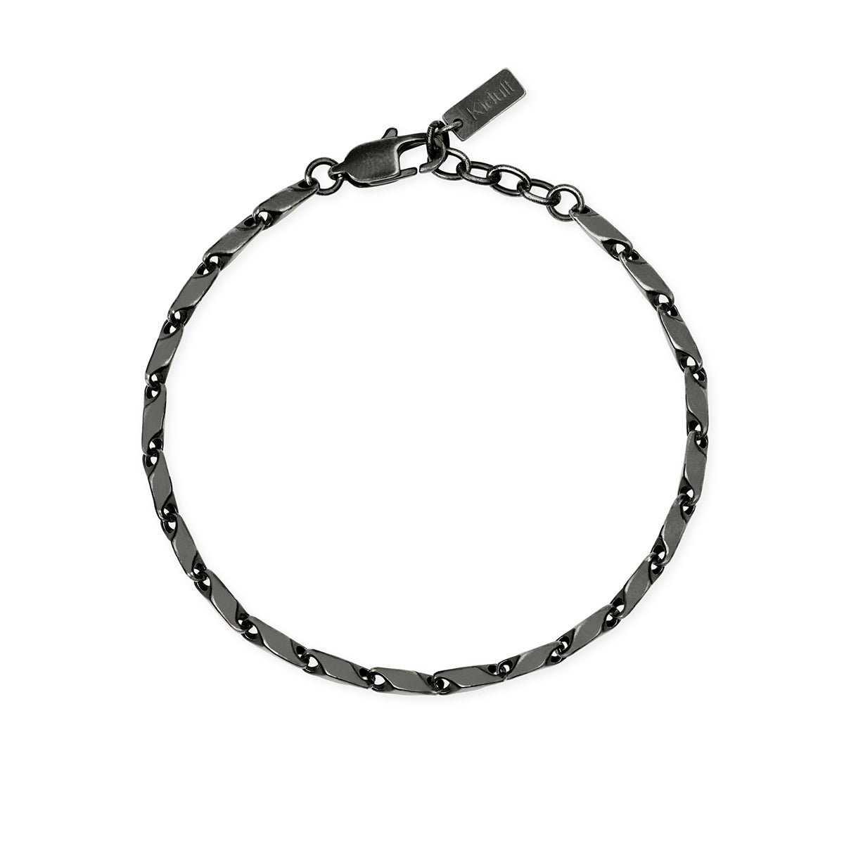 Kidult | bracciale in acciaio 316l pvd nero | style 60 | 831299