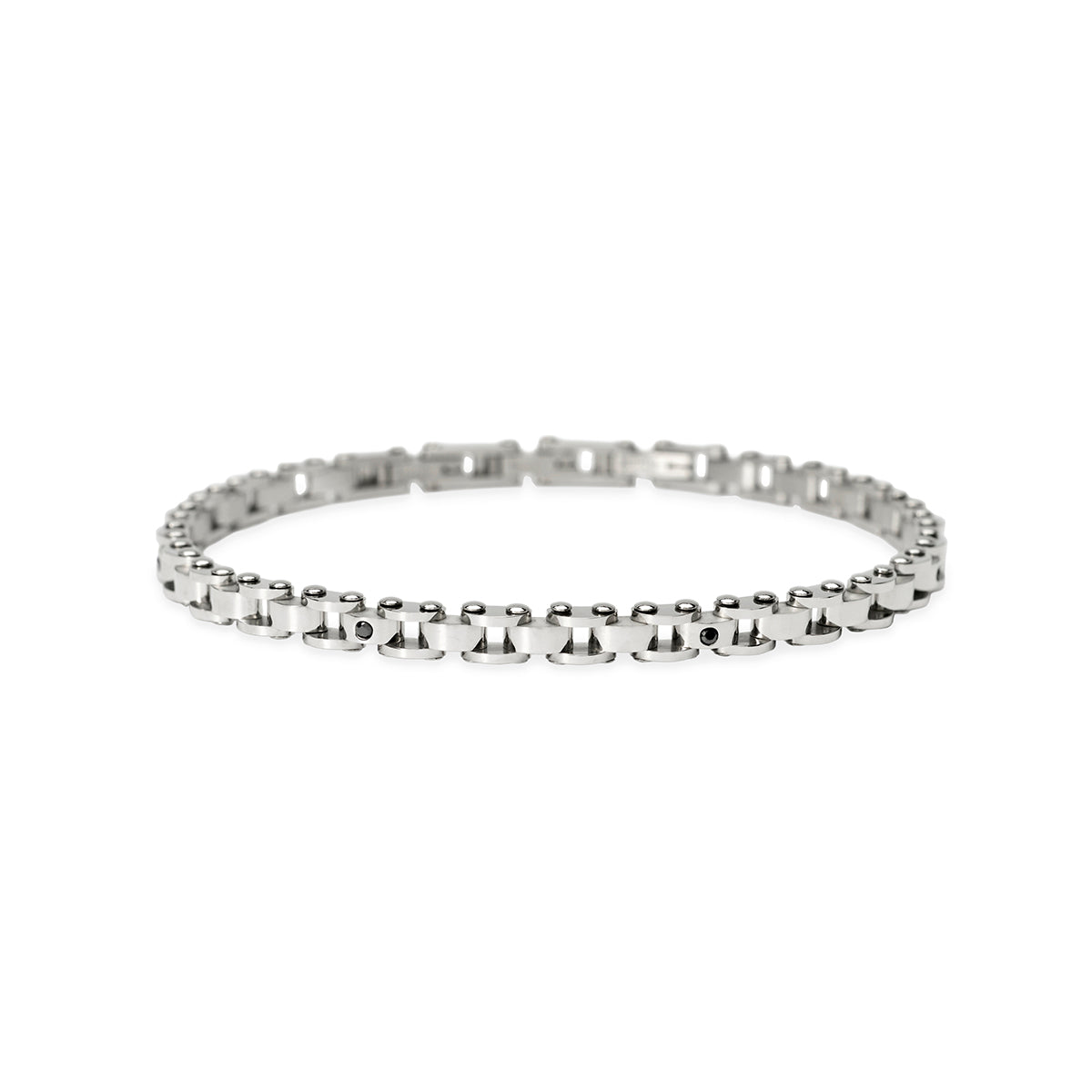 Kidult | bracciale in acciaio 316l cristalli | style 66 | 831307