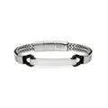 Kidult | bracciale in acciaio 316l lab leather nylon | style 43 | 831309