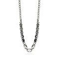 Kidult | collana in acciaio 316l ematite | style 63 | 851150