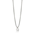 Kidult | collana in acciaio 316l zirconi | style 53 | 851158
