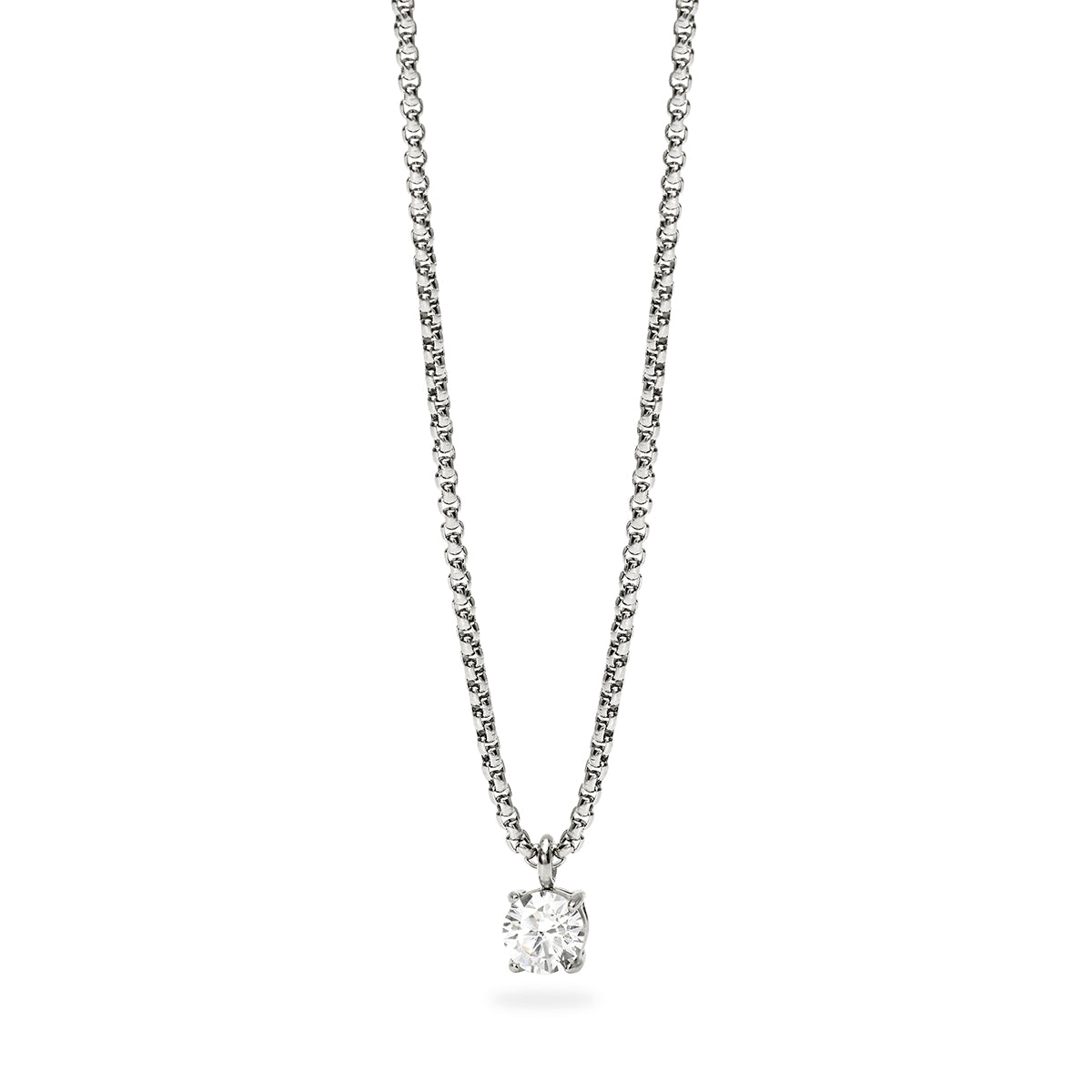 Kidult | collana in acciaio 316l zirconi | style 53 | 851158