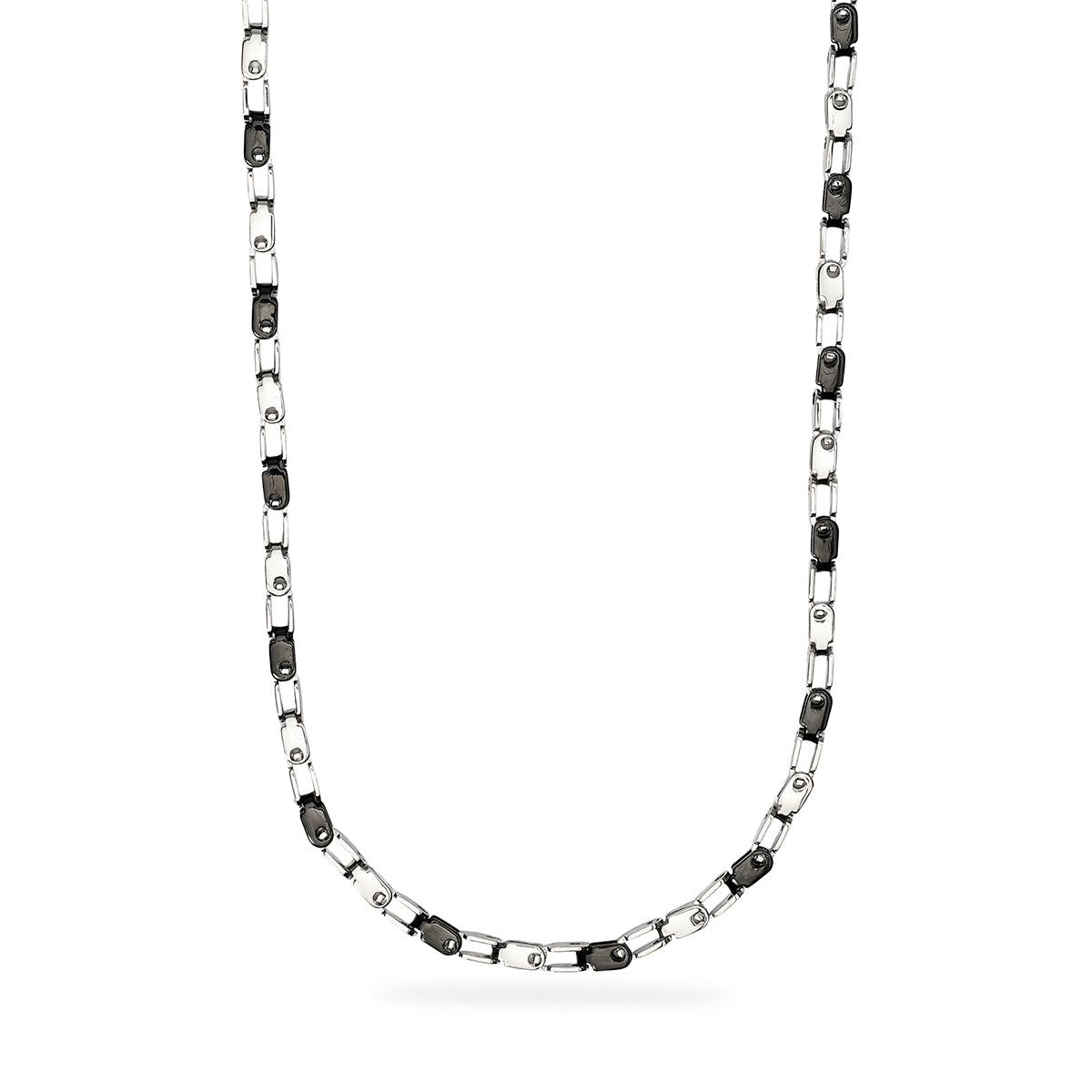 Kidult | collana in acciaio 316l pvd nero | style 61 | 851159