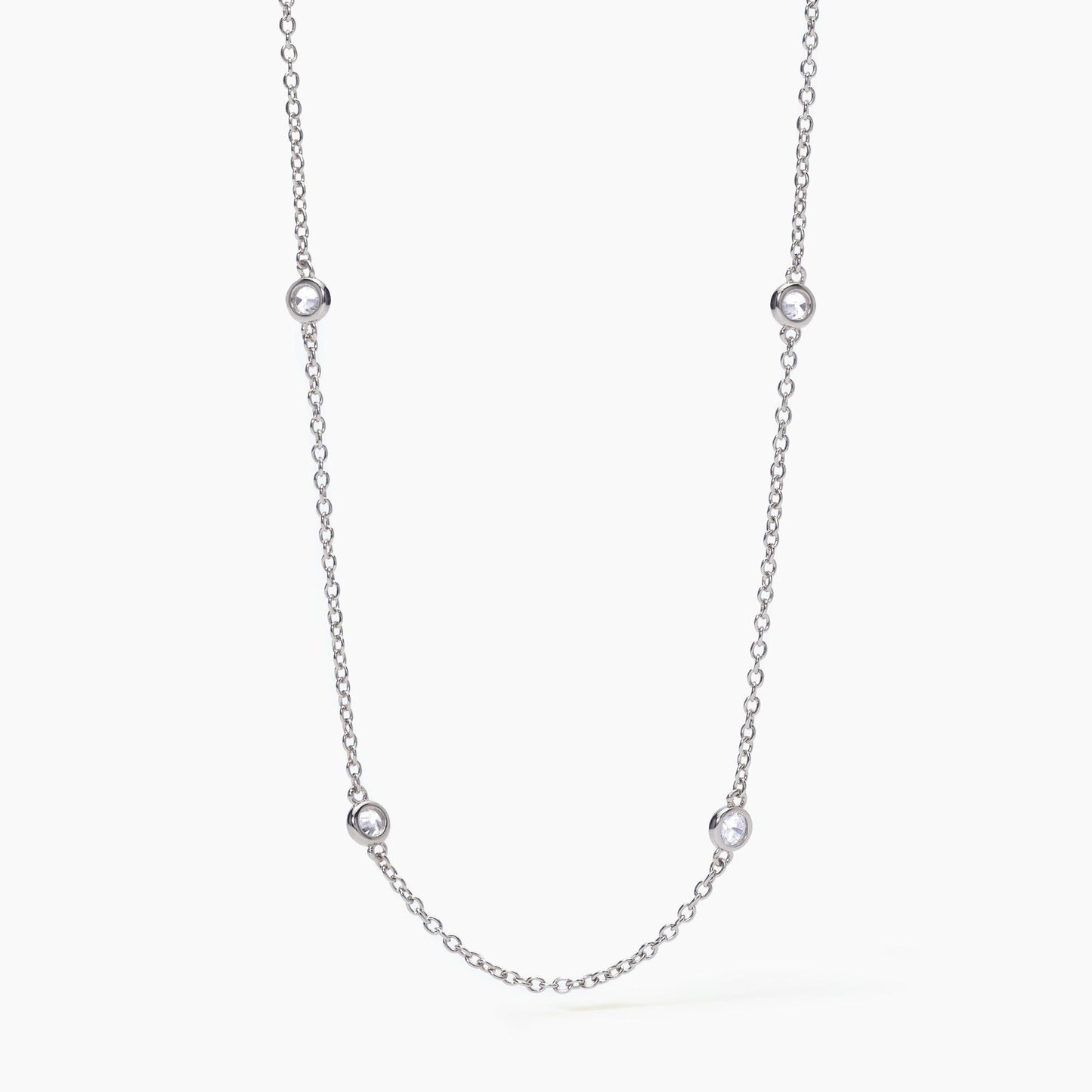 Mabina | Collana sottile in argento | 553504