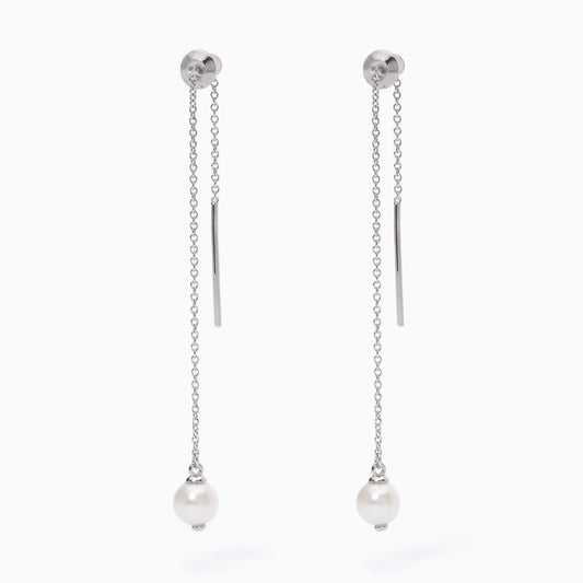 Mabina | Orecchini in argento perle coltivate | Scatto Rubato | 563552