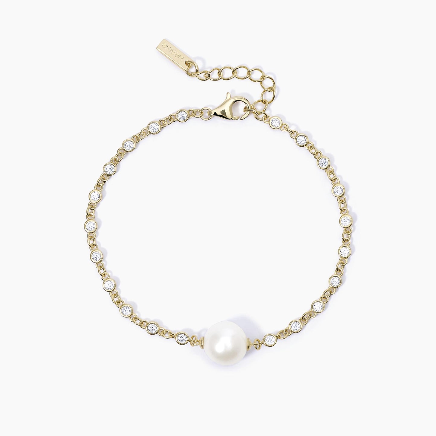 Mabina | bracciale dorato con perla | duchessa