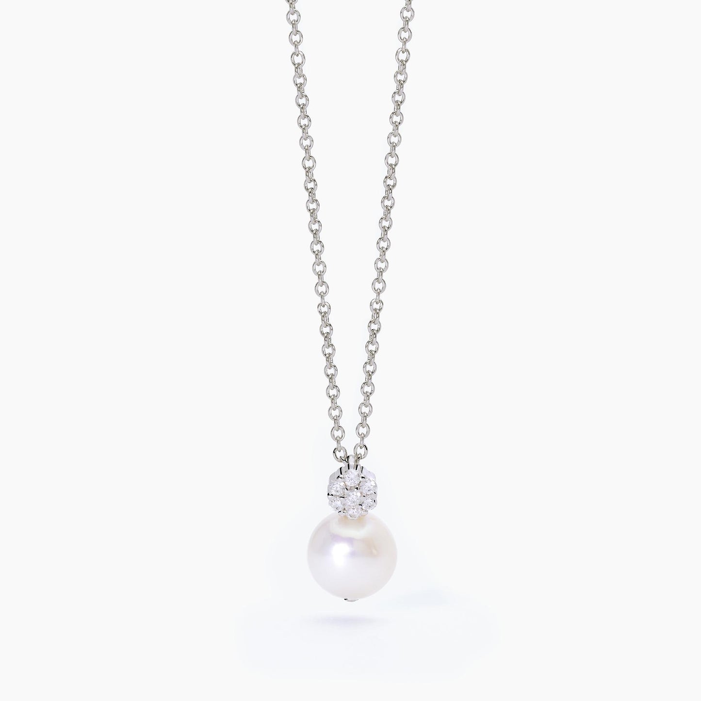 Mabina | Girocollo in argento con perla coltivata | Fior Fiore | 553546