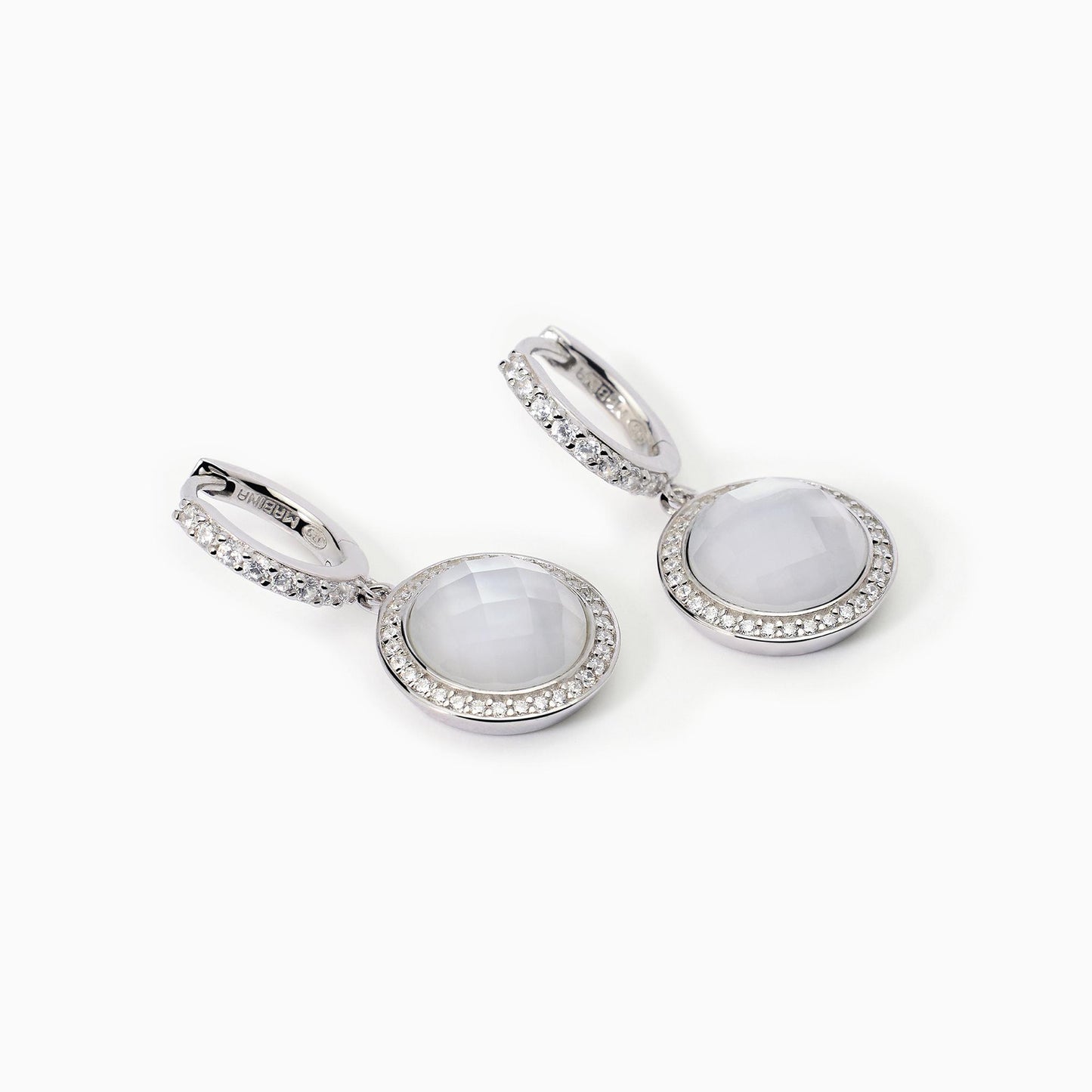 Mabina | Orecchini in argento con pendente in madreperla | Diva | 563585
